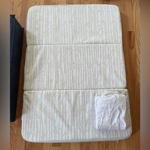 Pack n Play Mattress with fitted sheet, 38" x 26", Waterproof